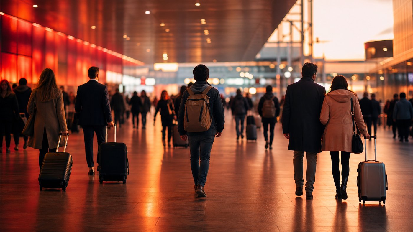 Travelers in motion