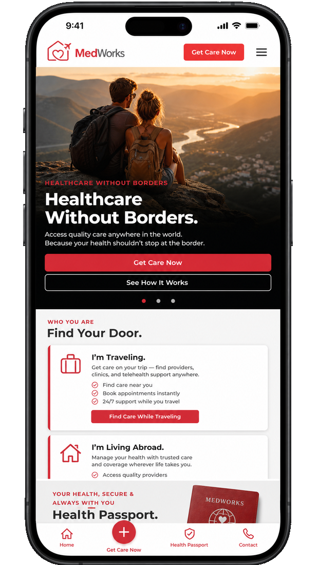 Symptom Checker in the MedWorks app